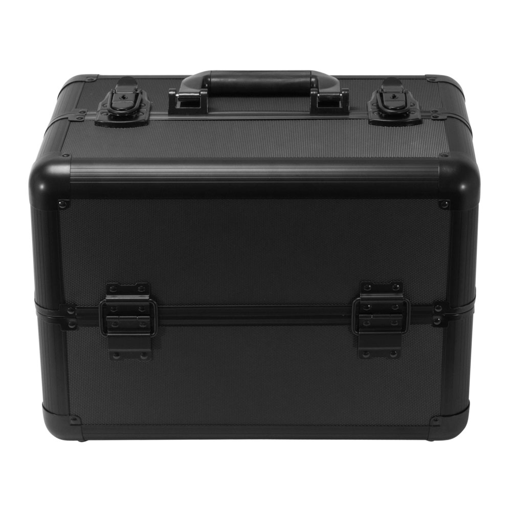 PRO Aluminum Travel Makeup Cosmetic Artist Case Train Organizer Locking Box Bag eBay