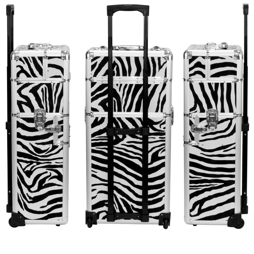 PRO Stackable Rolling Train Lockable Box Case Organizer Storage Trolley