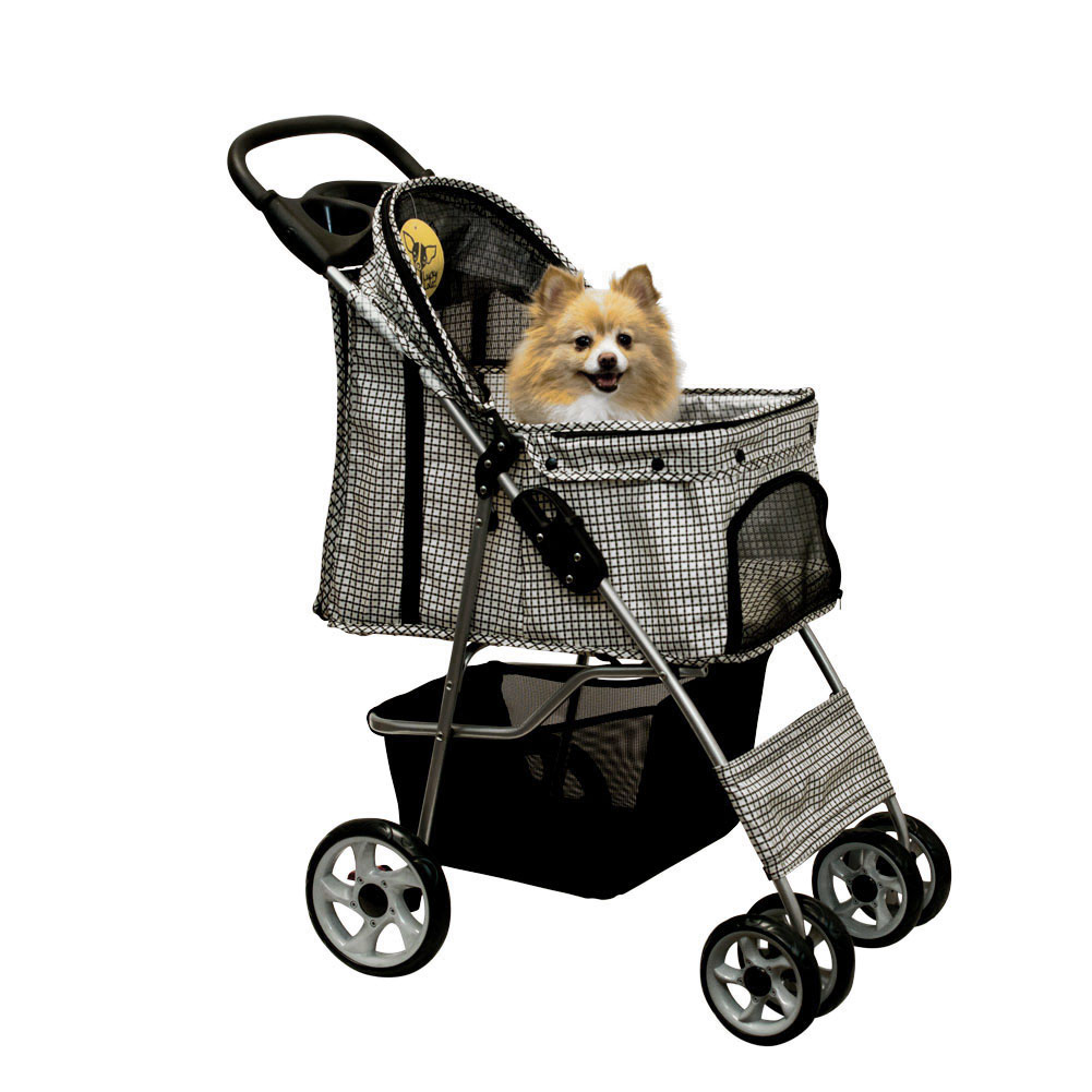 Lucky Lola Pet Stroller Dog Cat Folding Carrier Animal FREE Rain Cover