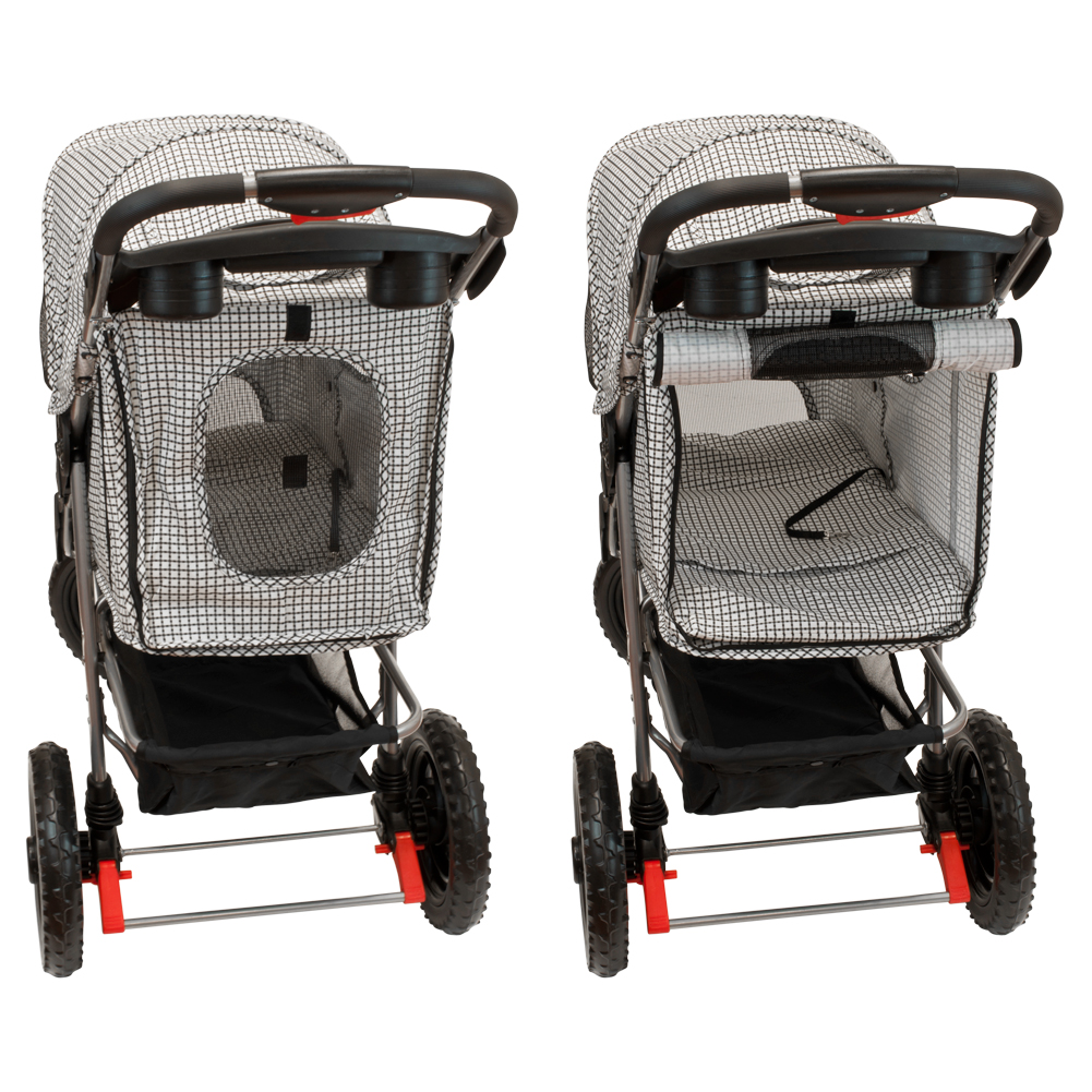 Lucky Lola One Hand Closure Folding 3 Wheel Dog Cat Pet Jogging