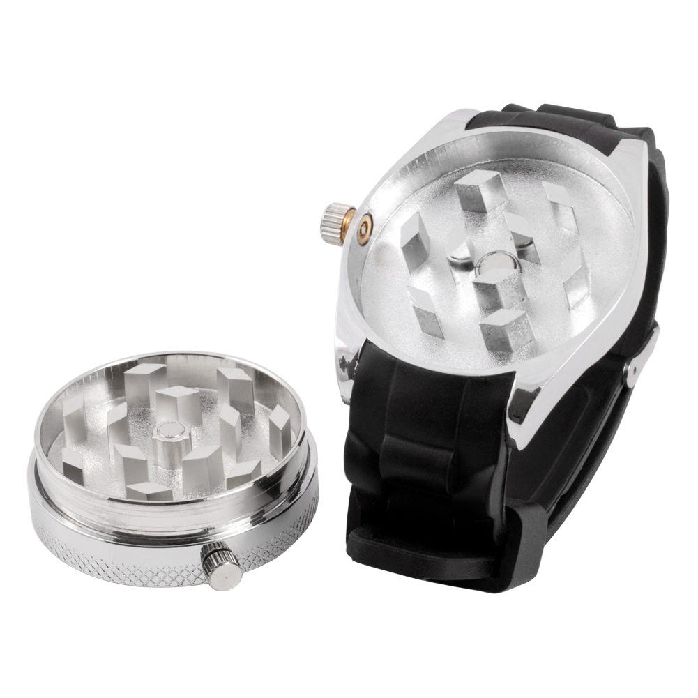 Rotating Wheel Wrist Watch Hidden Spice Spiked Grinder Crusher eBay