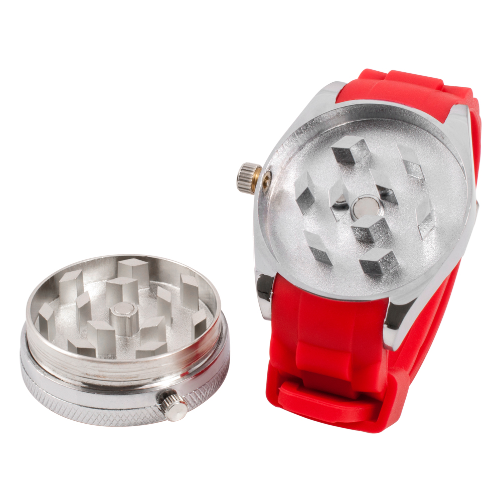 Rotating Wheel Wrist Watch Hidden Spice Spiked Grinder Crusher eBay