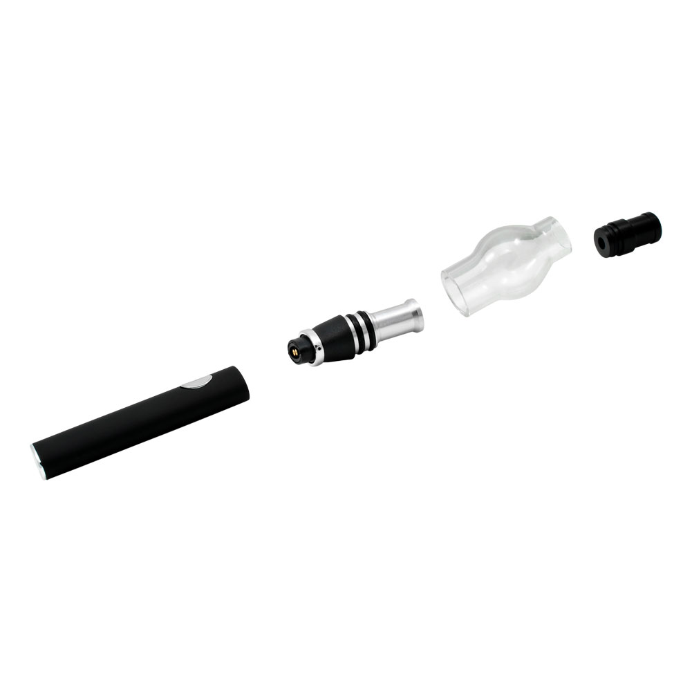 Ceramic Portable Vaporizer Pen 510 Glass Dome Kit USB Cord Wall Adapter