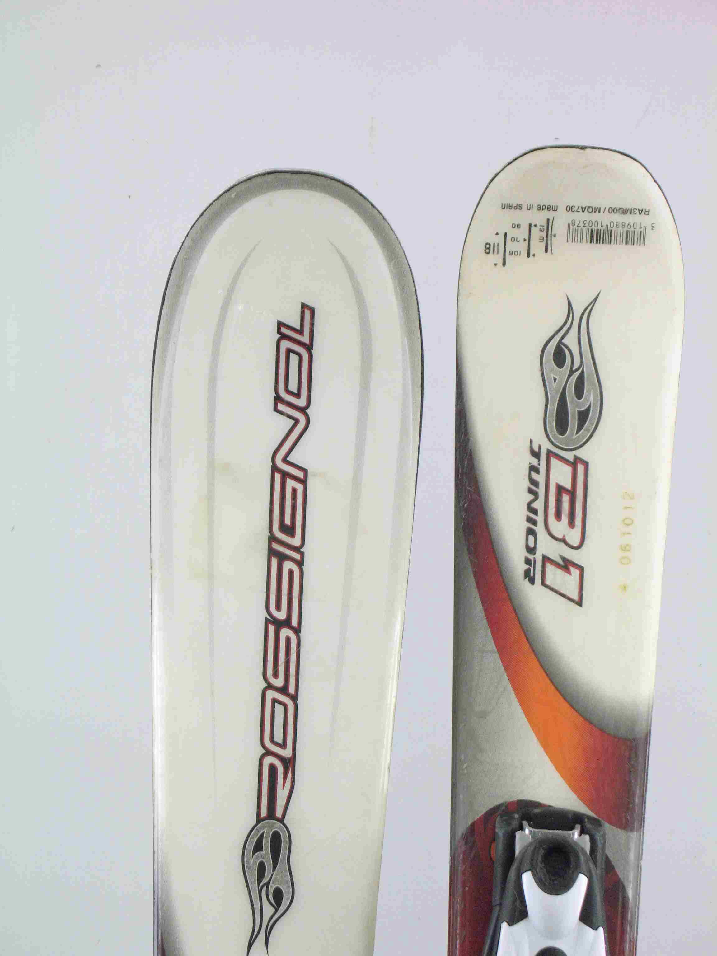 Used Rossignol Bandit B1 Jr Snow Skis with Binding 118cm B eBay