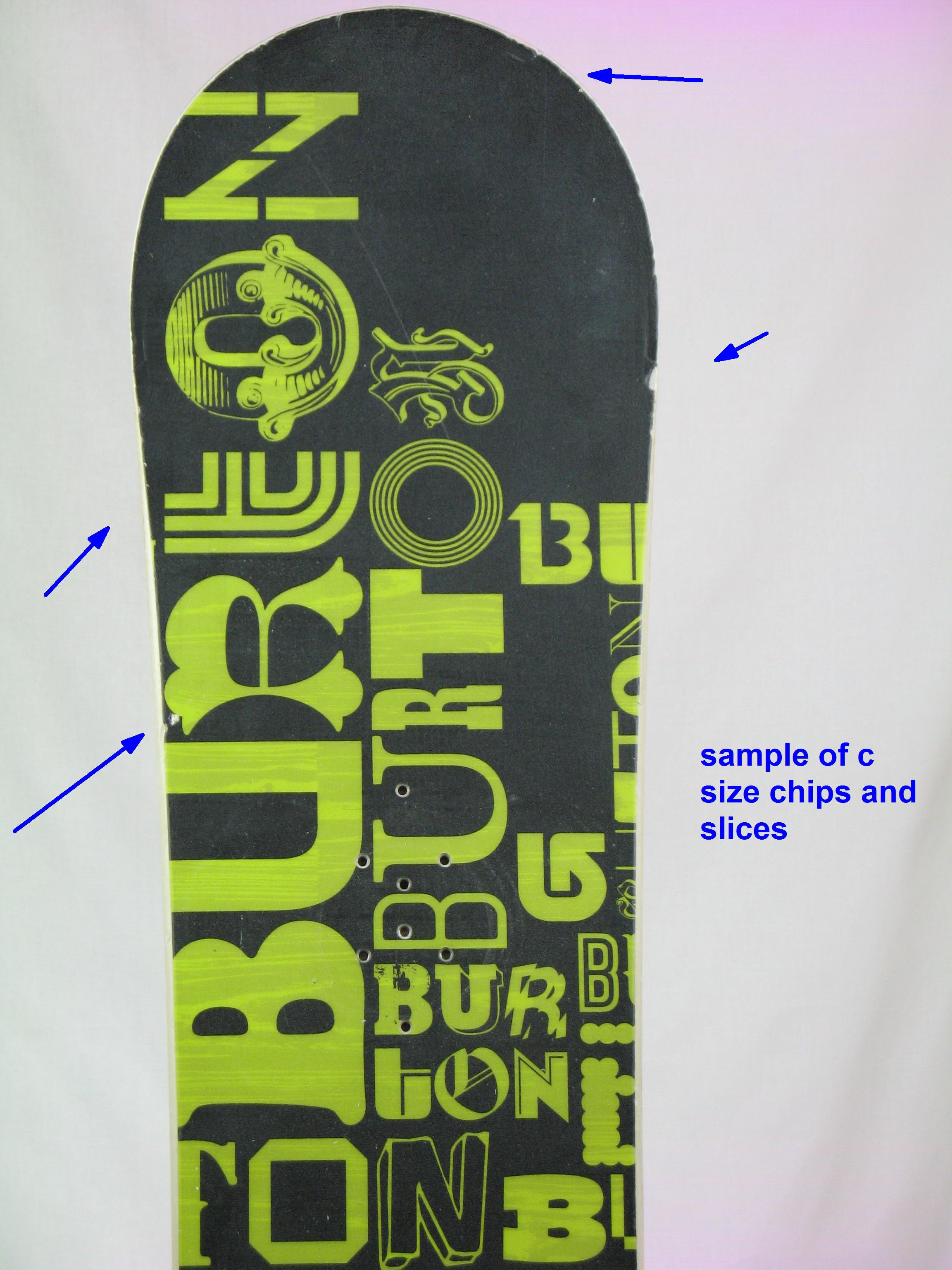 Used Burton Cruzer Black and Green Snowboard with Medium Binding 145cm
