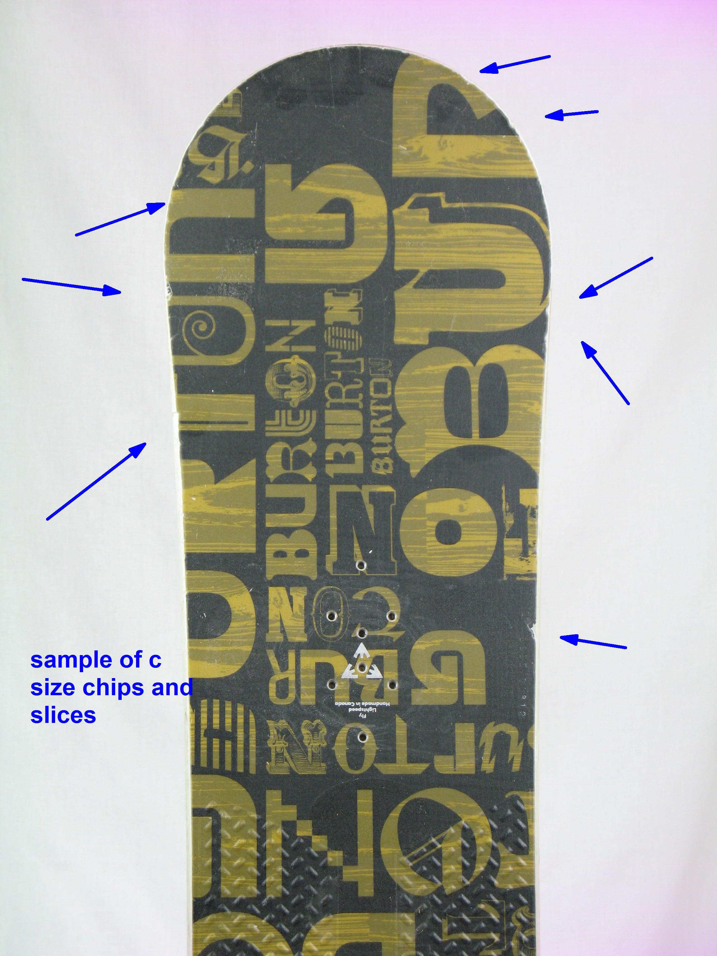 Used Burton Cruzer Black and Brown Snowboard with Medium Binding 151cm