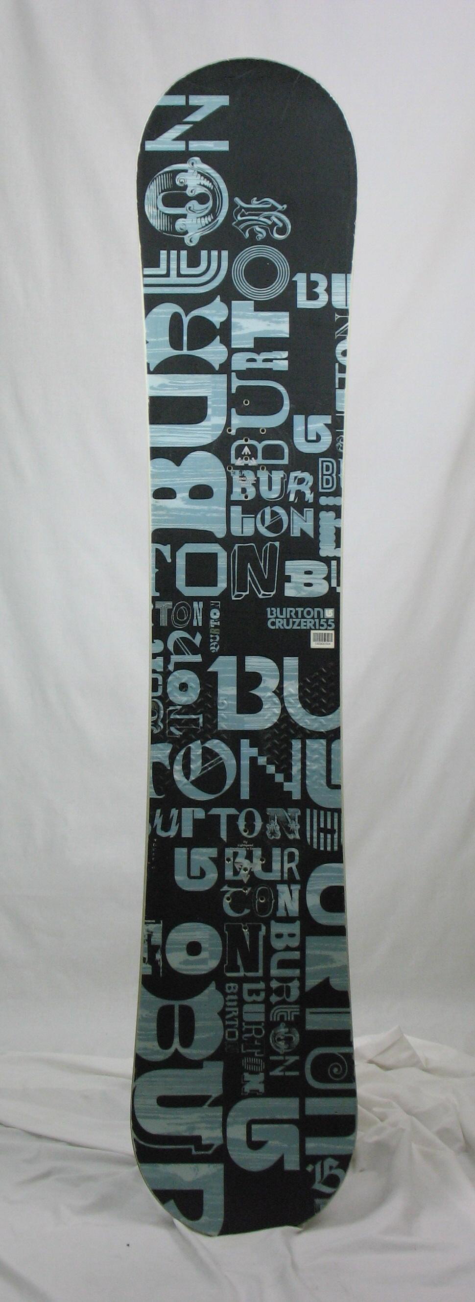 Used Burton Cruzer Black and Blue Snowboard Only 155cm C eBay