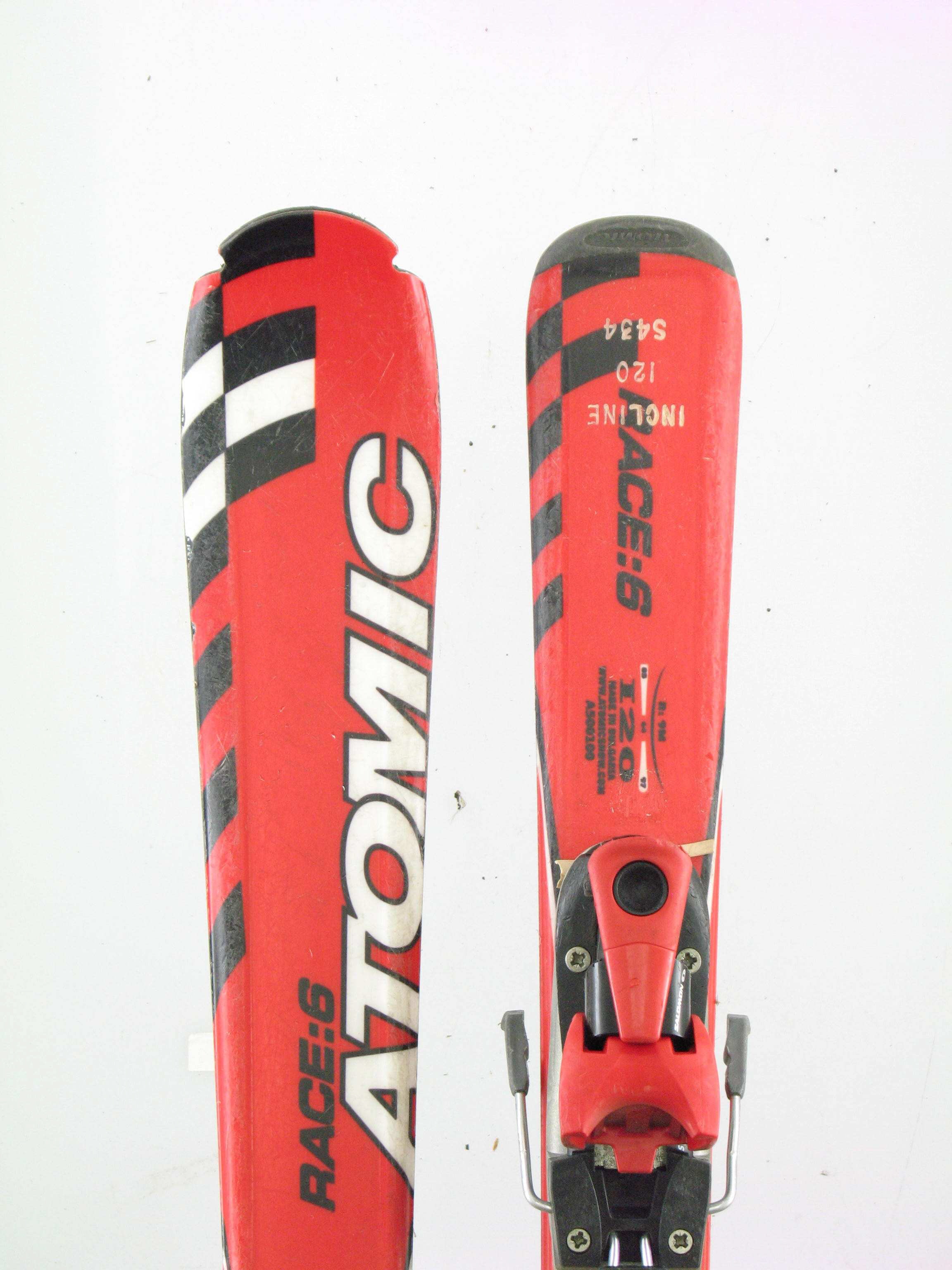 Atomic Race 6 Kids Used Snow Ski with Salomon Binding 120 C Missing