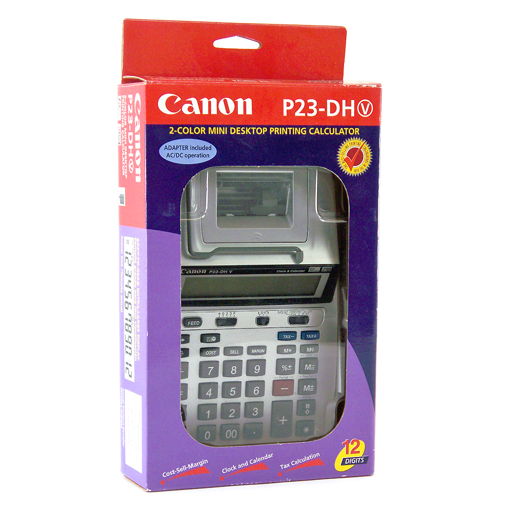 Canon Mini Desktop Printing Calculator P23DHV eBay
