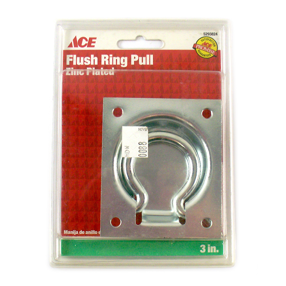 Ace Flush Ring Pull Zinc Plated 3 inch 5293824 NIP eBay