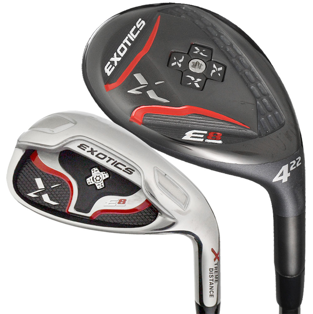 Tour Edge Exotics E8 Combo 4 Hybrid 5pw Regular Flex Iron Set eBay