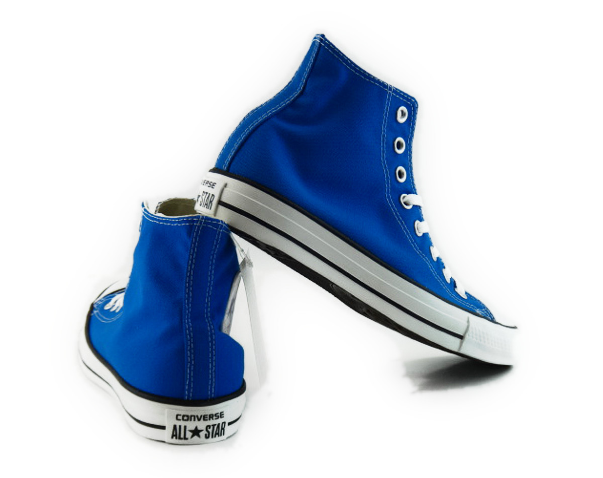 electric blue converse