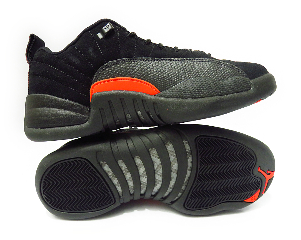 retro 12 low black and orange