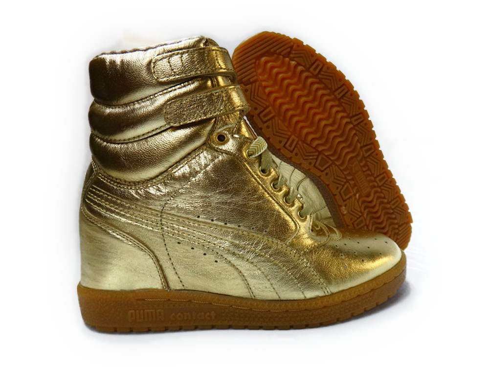 puma classic wedge sneakers