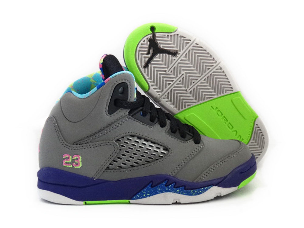 grey purple and pink jordan 5