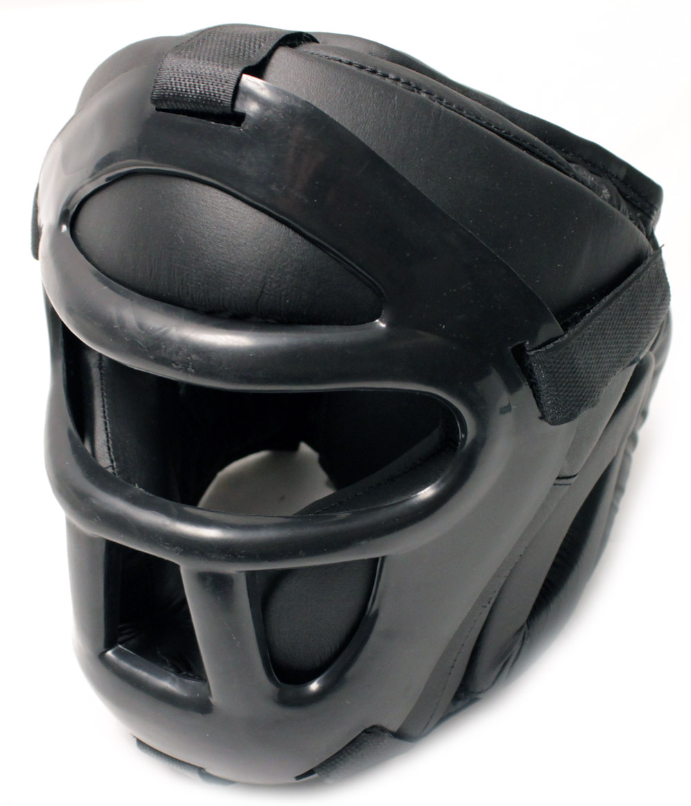Heavy Duty Black Boxing Head Guard w Cage Fight Gear eBay
