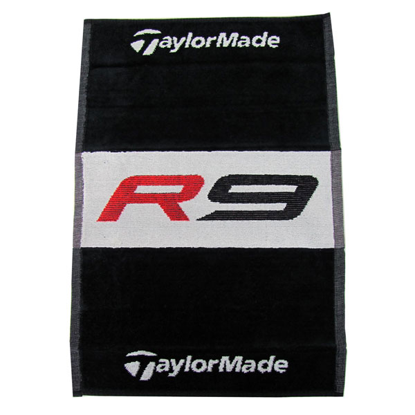 Taylormade Golf Cart Towel R9 Black 16" X 24" Gift New eBay