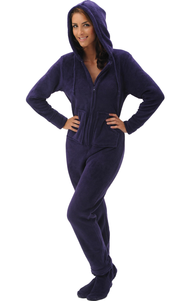 Ladies Footed Pajamas