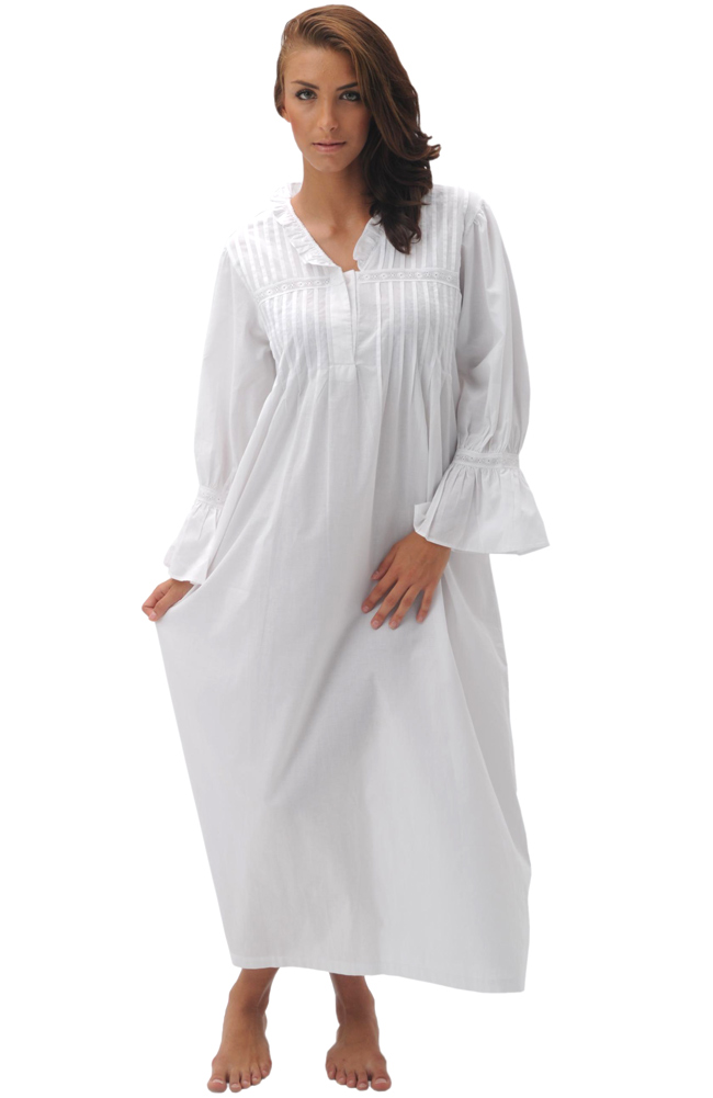 White Cotton Sleepwear