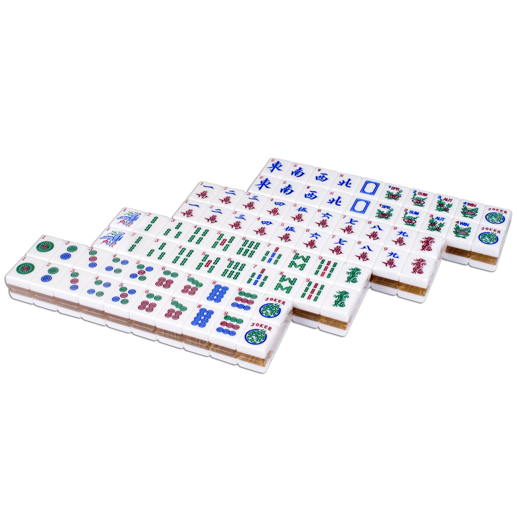 American Mah Jongg Mahjong Game Tiles Set ''Golden Fortune''