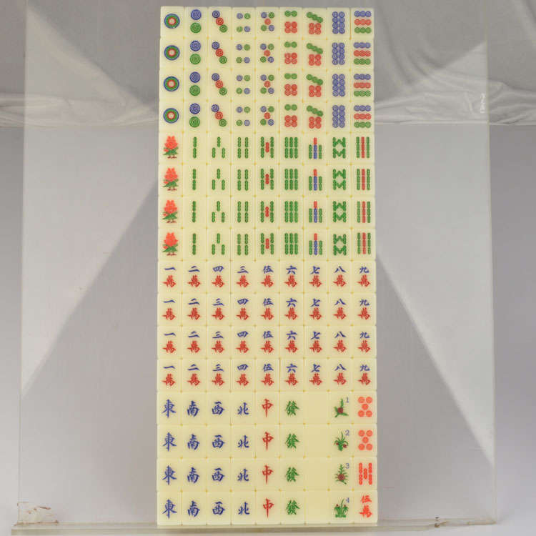 Japanese Riichi Mahjong MahJong Game White Tile Set eBay