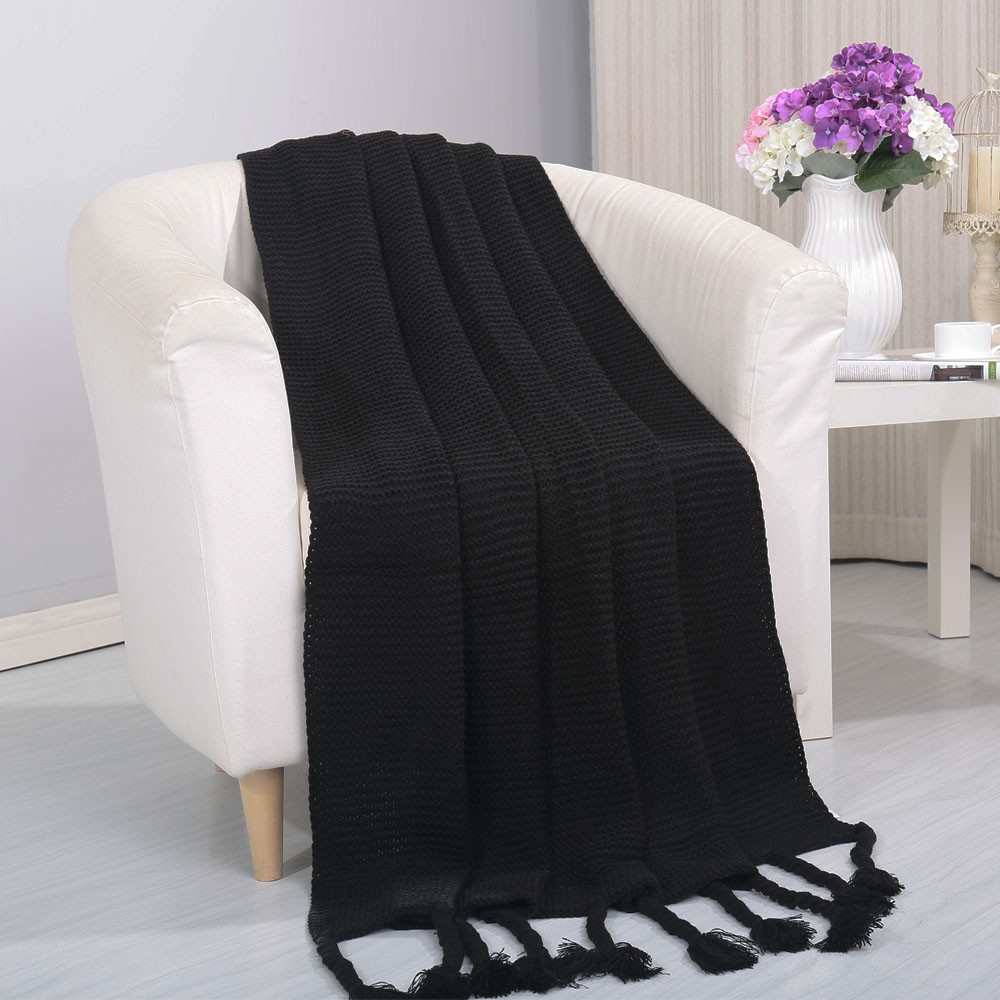 Camilla Knitted 50x60 Throw Blanket eBay