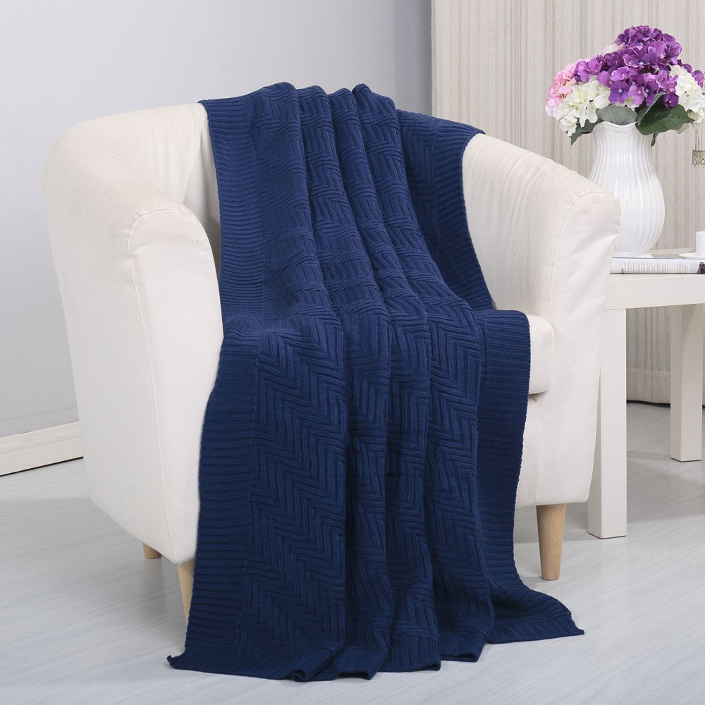 Pietra Knitted 50x60 Throw Blanket in 8 Colors! eBay