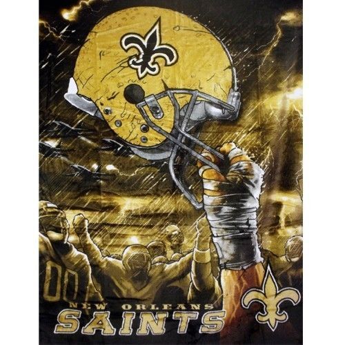 Official NFL Queen/Full 60" x 80" Large Royal Plush Raschel Blanket eBay