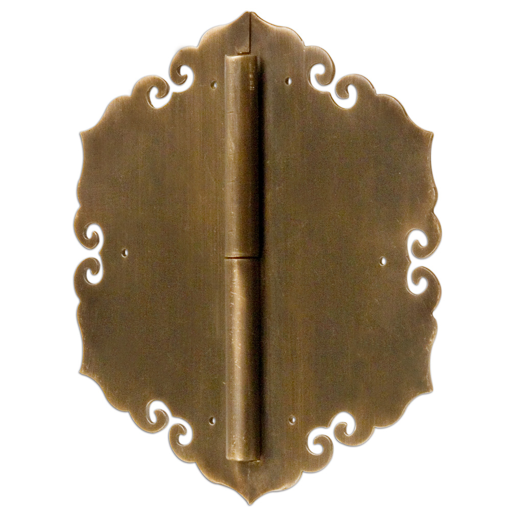 CBH CHINESE TADPOLE Brass Door Hardware Hinges 5.3" Set of 2 eBay