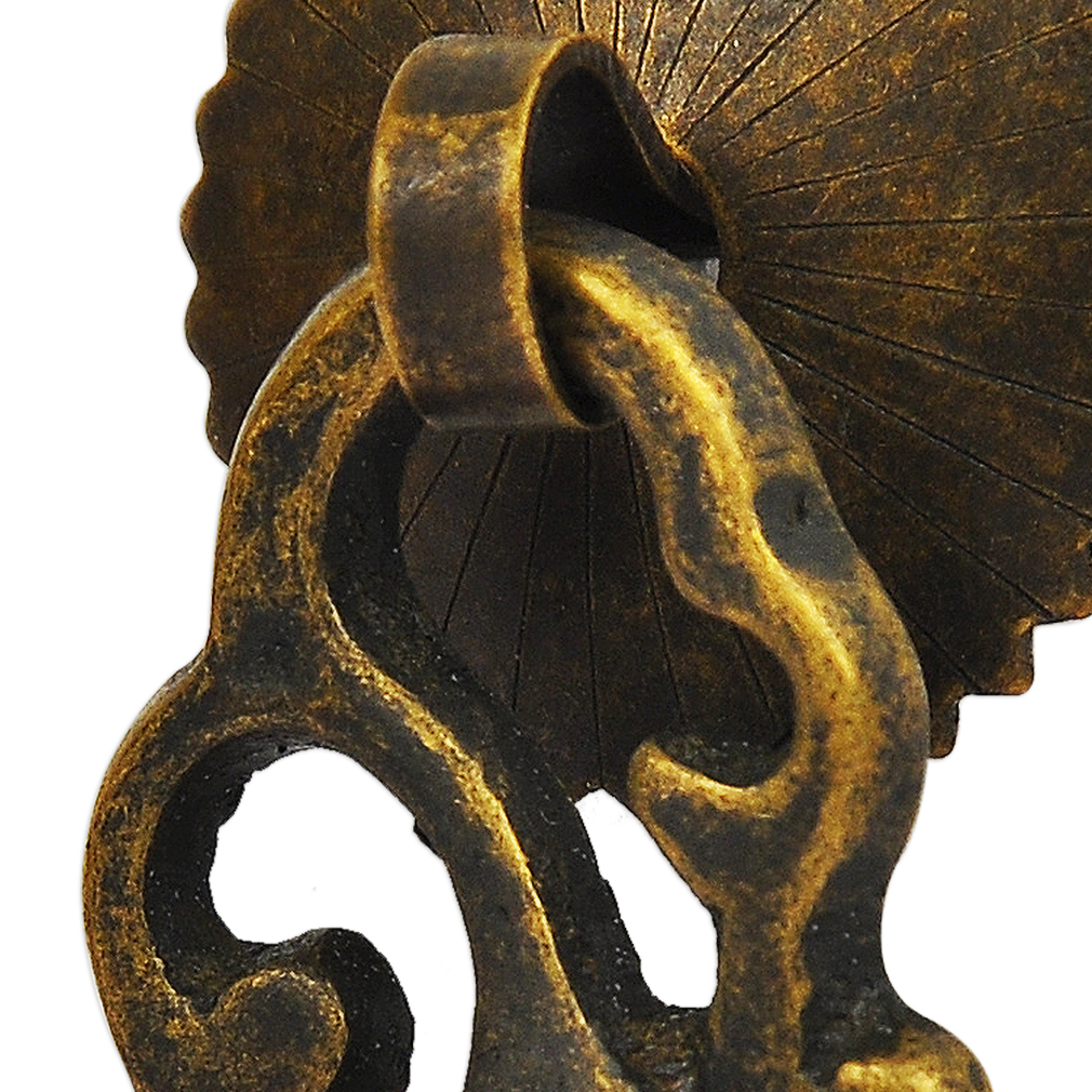 CBH Golden Gourd Chinese Brass Hardware Drawer Pulls 21/2