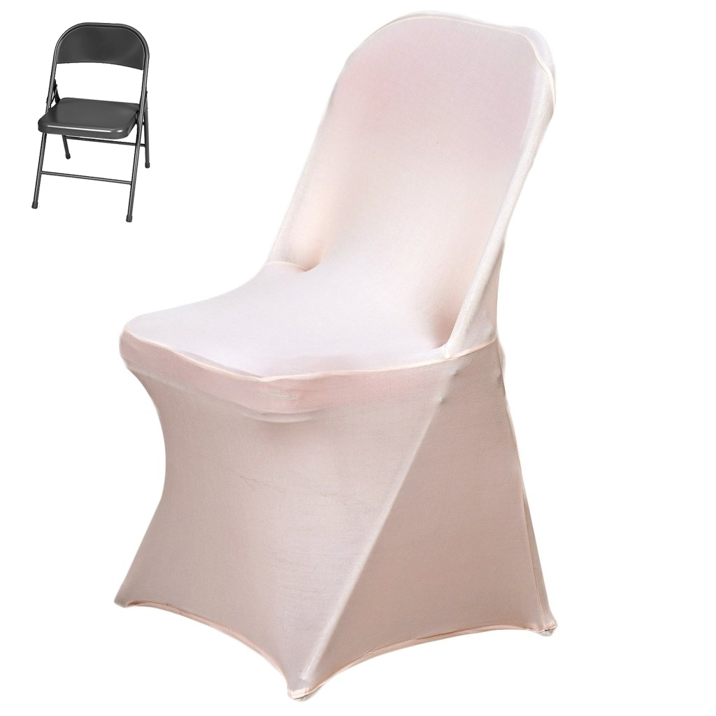 50pcs extensible spandex Ajustée Chaise Pliante Housse Dinning cas Housse pour nous