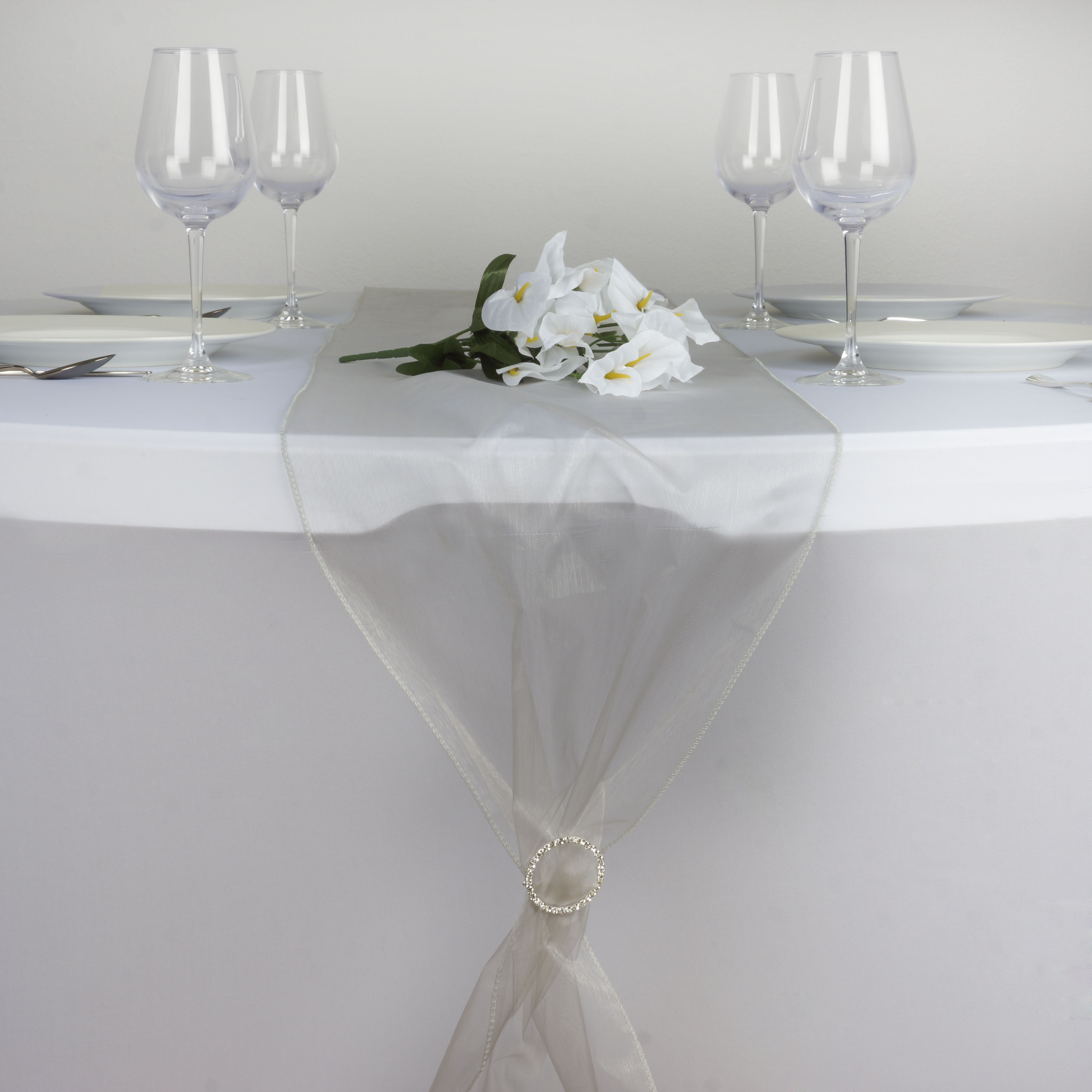 20 ORGANZA 14x108" Table RUNNERS Wedding Party Reception Tabletop