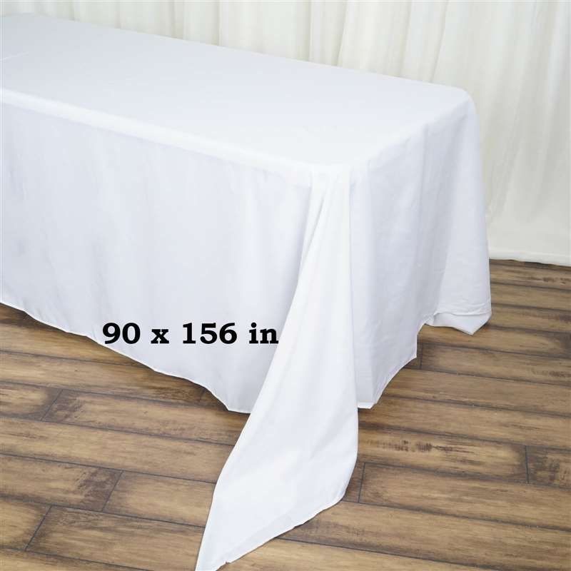 10 Pack 90"x 156" Rectangle Linen Tablecloth Great Weddings. Choose Your Color! eBay