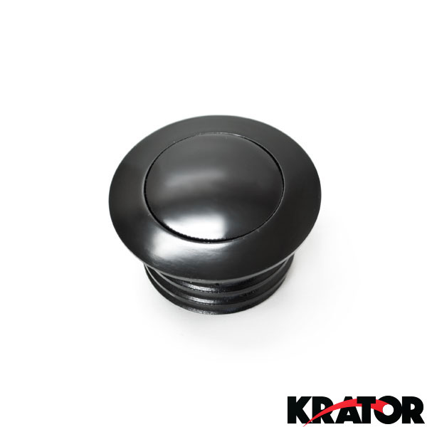Harley Davidson Flush Black Pop Up Gas Cap Vented Fueltank Fuel Cap