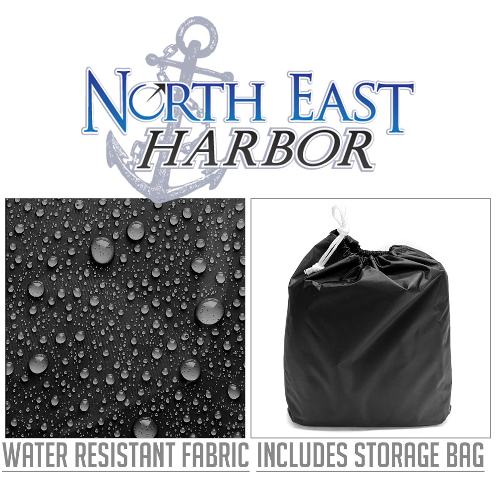 14.5/" x 17.5/" Black Premium Waterproof Electric Trailer Tongue Jack Cover