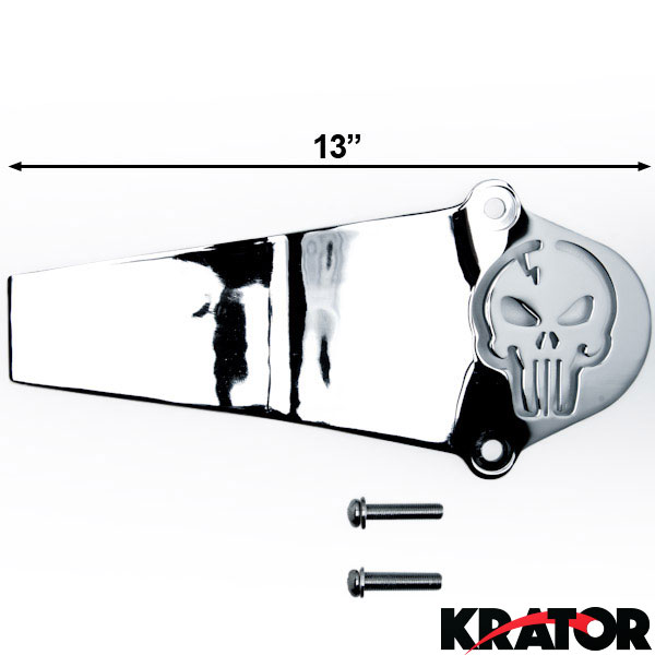 Yamaha VStar 650 1100 Classic & Custom Skull Chrome Drive Shaft Cover
