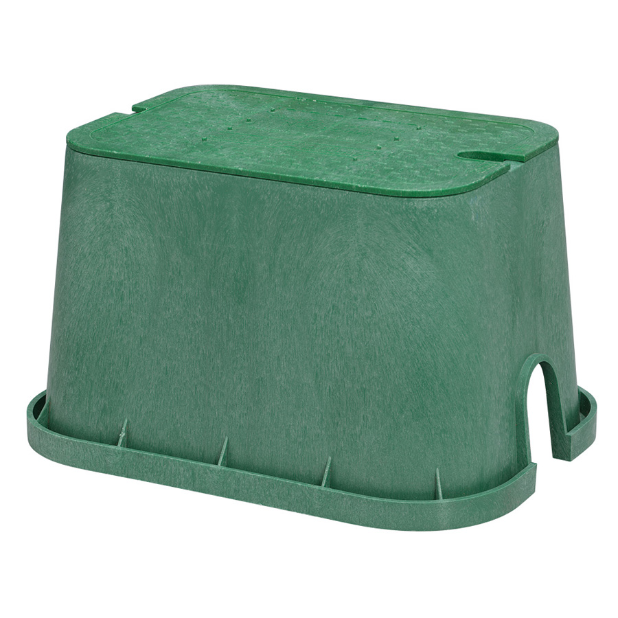Orbit Pro 12" Green Irrigation Valve Box, Sprinkler Box Valves Cover
