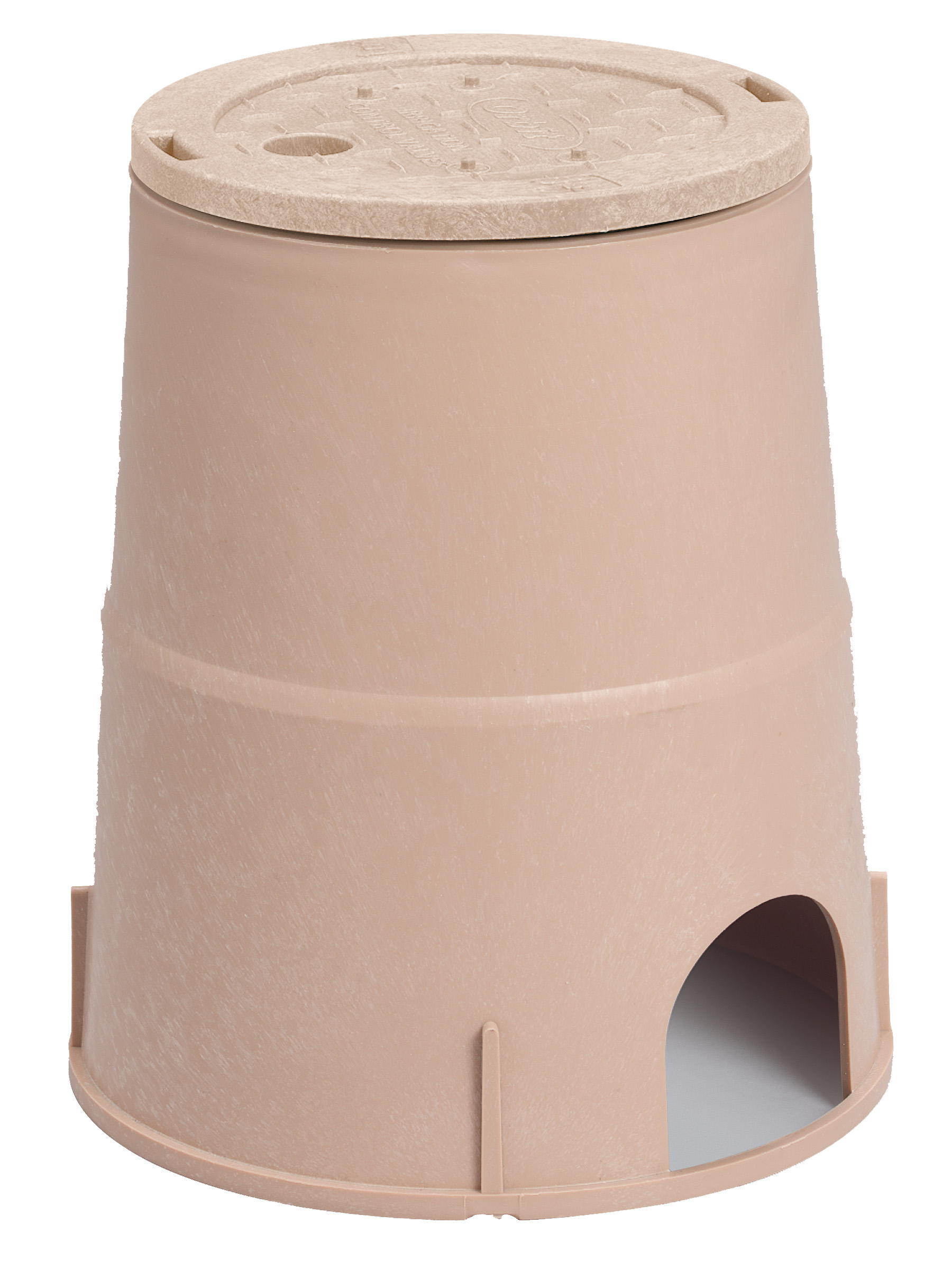 Orbit Sand/Tan 7" Round Sprinkler Valve Box Irrigation Control Cover