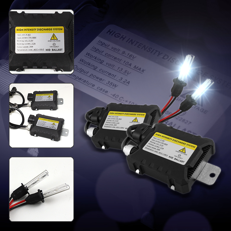 20092017 Dodge Ram Halo Projector DRL LED HeadLights +Slim 6000K HID