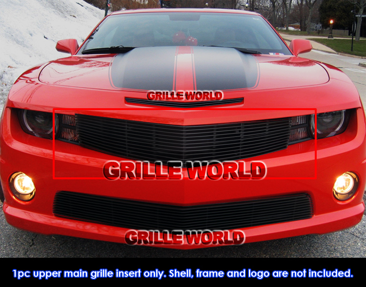 For 20102012 Chevy Camaro Short Black Billet Grille Grill Insert eBay