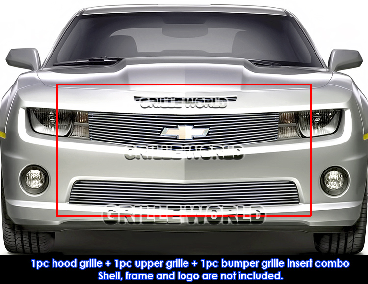 For 20102013 Chevy Camaro SS V8 Billet Grille Grill Combo Insert eBay