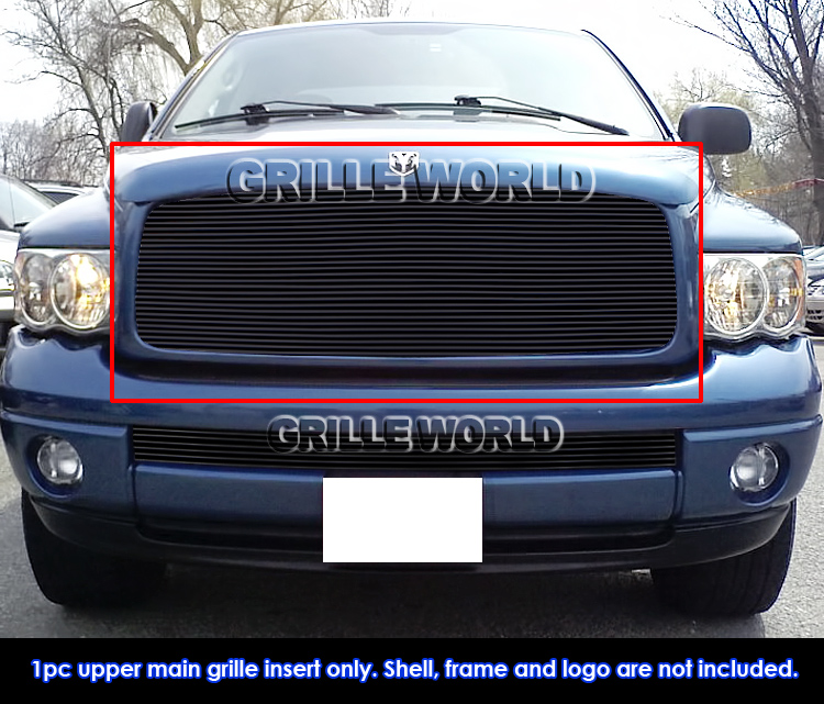 For 0205 Dodge Ram 1500/2500/3500 Black Billet Grille Insert eBay