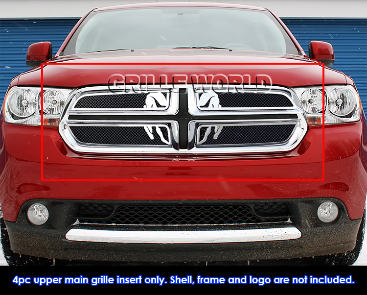 For 20112014 Dodge Durango Symbolic Stainless Steel Mesh Grille Grill Insert eBay
