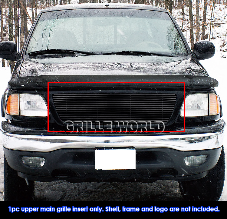 For 9903 Ford F150/Lightning/Harley Black Billet Grille eBay