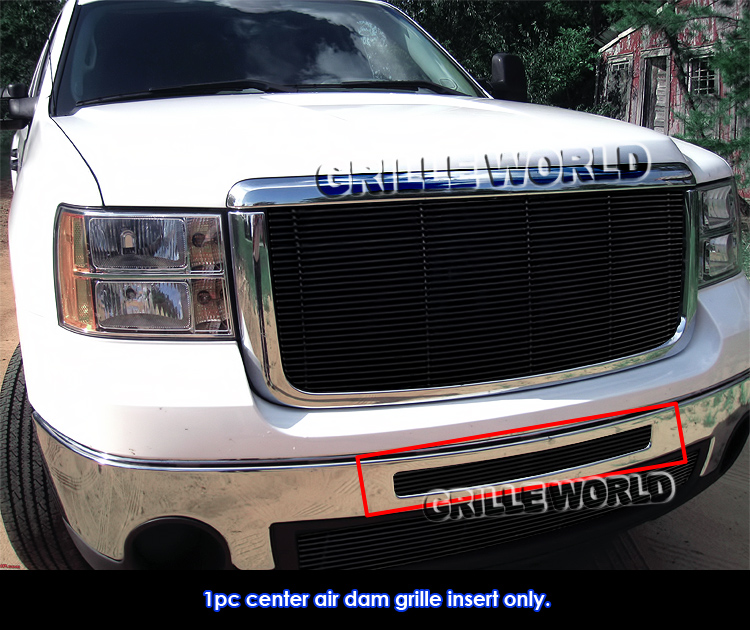 0711 GMC Sierra 1500/0710 Sierra 2500HD/3500HD Air Dam Black Billet