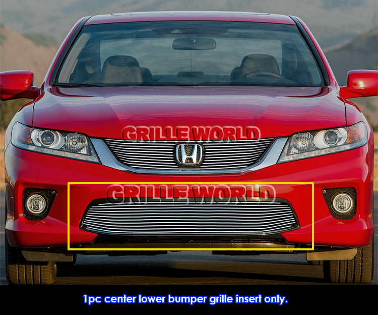 For 20132015 Honda Accord Coupe Lower Bumper Grille Inserts eBay