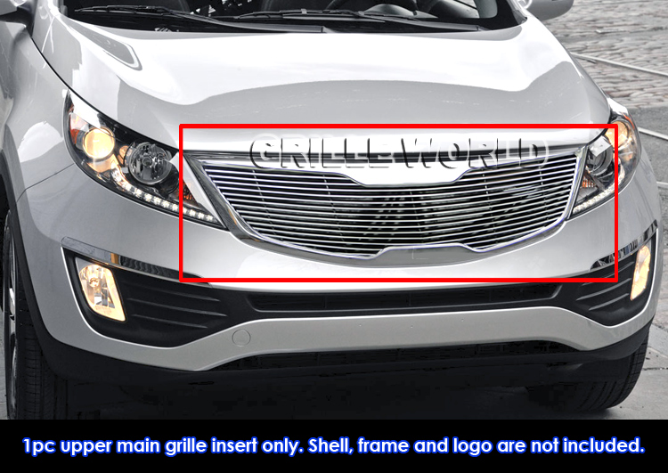 Fits 1114 2011 2014 Kia Sportage Billet Grille Grill Insert