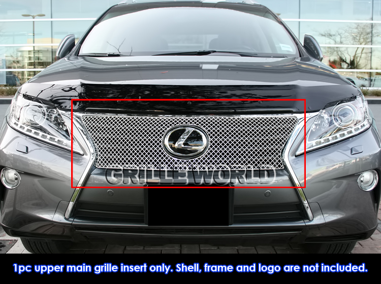 Fits 20132015 Lexus RX350 Stainless Steel X Mesh Grille Insert