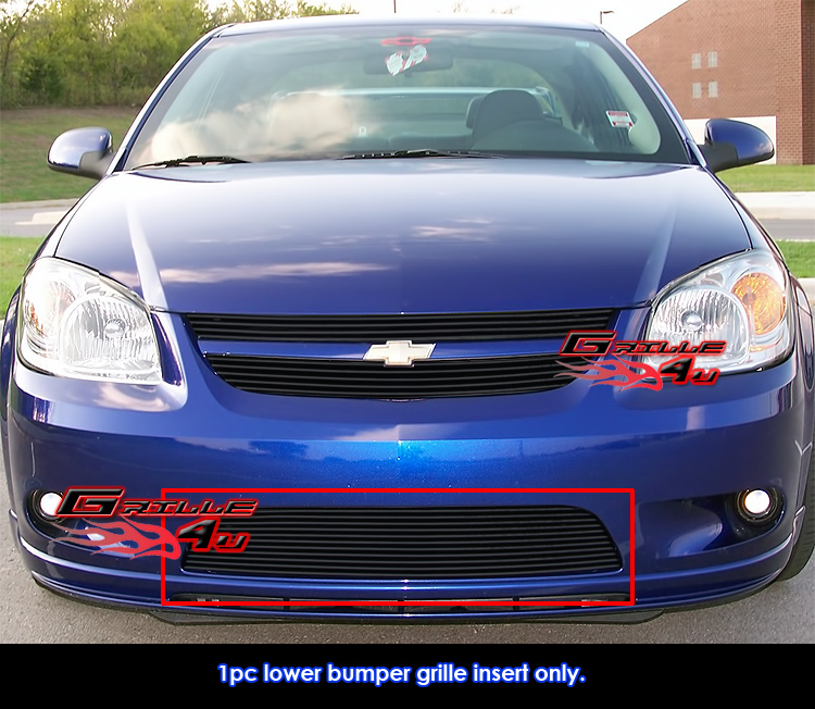 Fits Chevy Cobalt SS/Sport Black Bumper Billet Grille0510 eBay