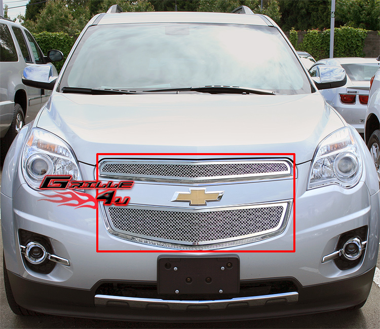 Fits 20102015 Chevy Equinox Stainless Steel Mesh Grille Grill Insert